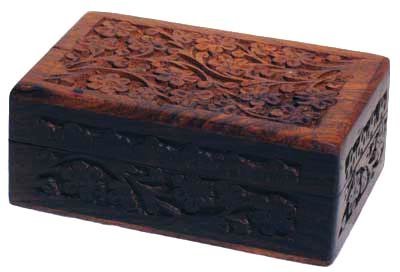 Handcrafted Floral Design Box 4" x 6"