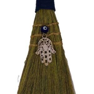 9" Evil Eye Fatima Hand Broom