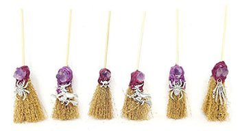 Set Of 6 Charm Altar Brooms 7"