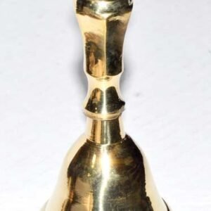 Wiccan Altar Bell in Brass 5" x 2 1/2"