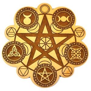 8" Pagan Crystal Grid