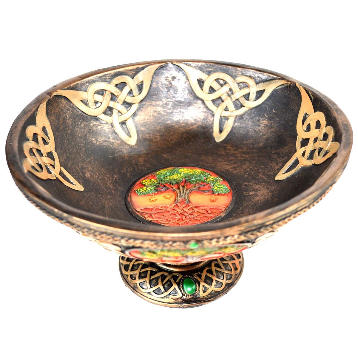 8 1/2" Tree Of Life Offering Bowl