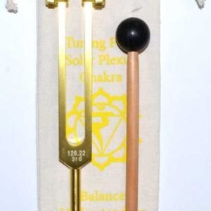 8 1/2" Solar Plexus Yellow Tuning Fork 126.22 Hz