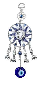 Celestial Evil Eye Wall Hanging 8 1/2"