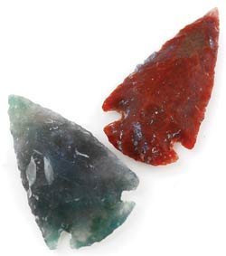 Jasper Stone Arrowhead 1"- 2 1/4"