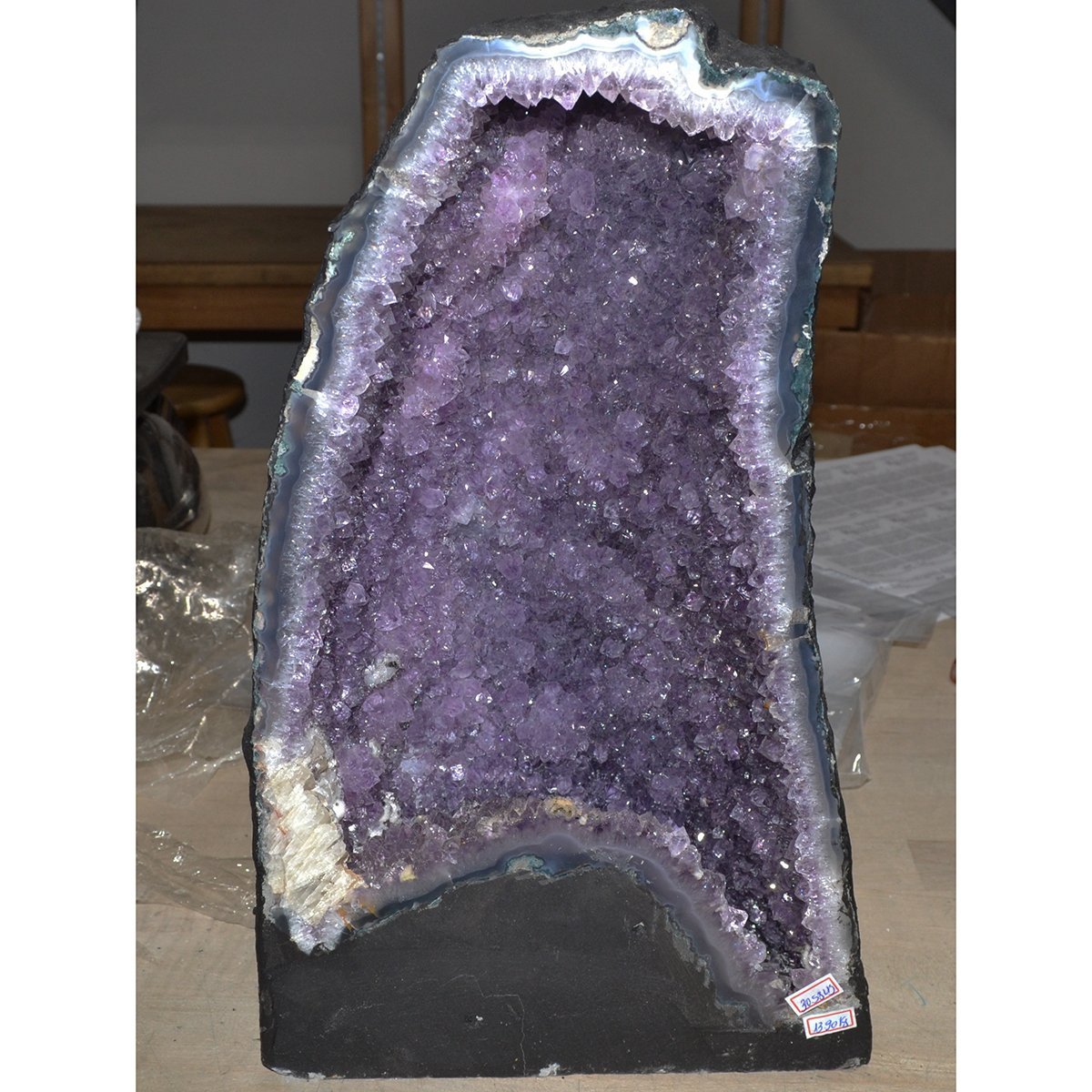 Amethyst Cathedral Statement Piece 8" 35 lb