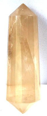 2" Smoky Quartz Double Terminated 16 Faceted Crystal Point