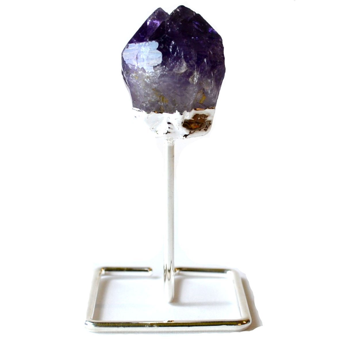 Amethyst Point On Silver Stand 1.35"-2"