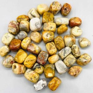 Crazy Lace Agate Tumbled Stones 1 lb