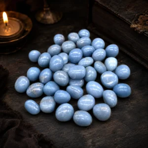 1 lb Angelite Tumbled Stones