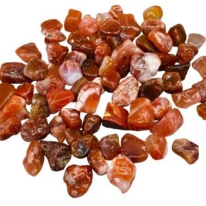 1 lb Carnelian Tumbled Stones
