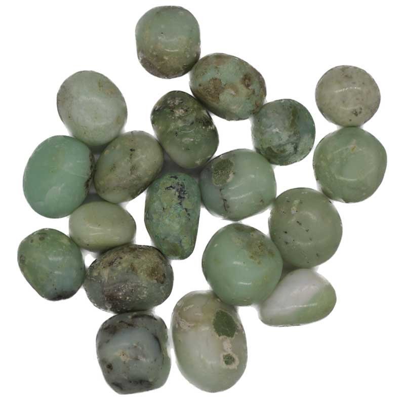 1 lb Green Chrysoprase Tumbled Stones