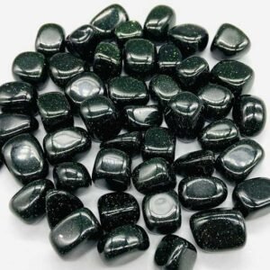 1 lb Green Goldstone Tumbled Stones