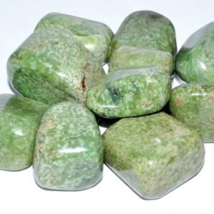 Grossularite (Green Garnet) Tumbled Stones 1 lb