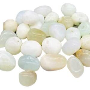 1 lb White Jade Tumbled Stones