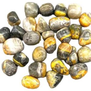 Bumble Bee Jasper Tumbled Stones 1 lb
