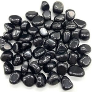 Black Obsidian Tumbled Stones 1 lb
