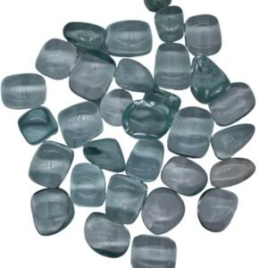 Synthetic Blue Obsidian Tumbled Stones 1 lb