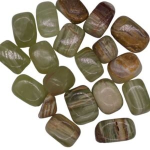 1 lb Green Onyx Tumbled Stones