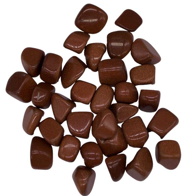 1 lb Red Goldstone Tumbled Stones
