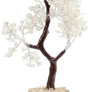 Clear Quartz Gemstone Tree With 160 Beads