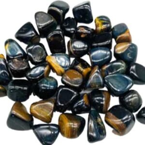 Blue Tiger's Eye Tumbled Stones 1 lb
