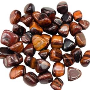 1 lb Red Tiger Eye Tumbled Stones