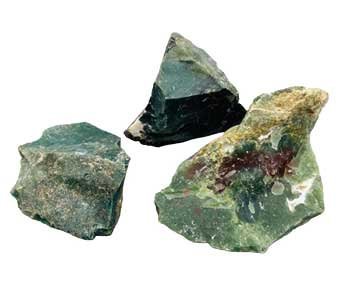 1 lb Bloodstone Untumbled Stones