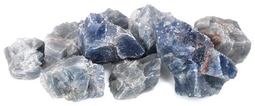 1 lb Blue Calcite Untumbled Stones