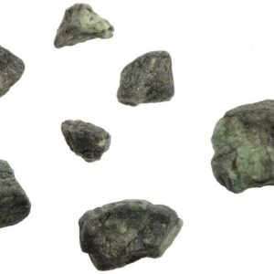 1 lb Emerald Untumbled Stones