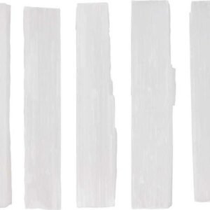 Set Of 5 4" Selenite Mini Sticks