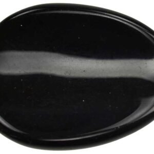 Black Obsidian Worry Stone 1 1/2"