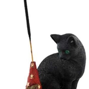 Magical Cat & Mouse Stick Incense Holder in Resin