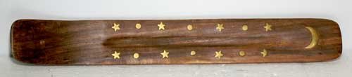Curved Wooden Ash Catcher For Stick Incense