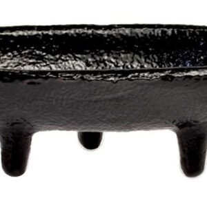 4" Iron Smudge And Incense Burner