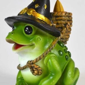Mystical Frog Backflow Incense Burner 5" x 3"