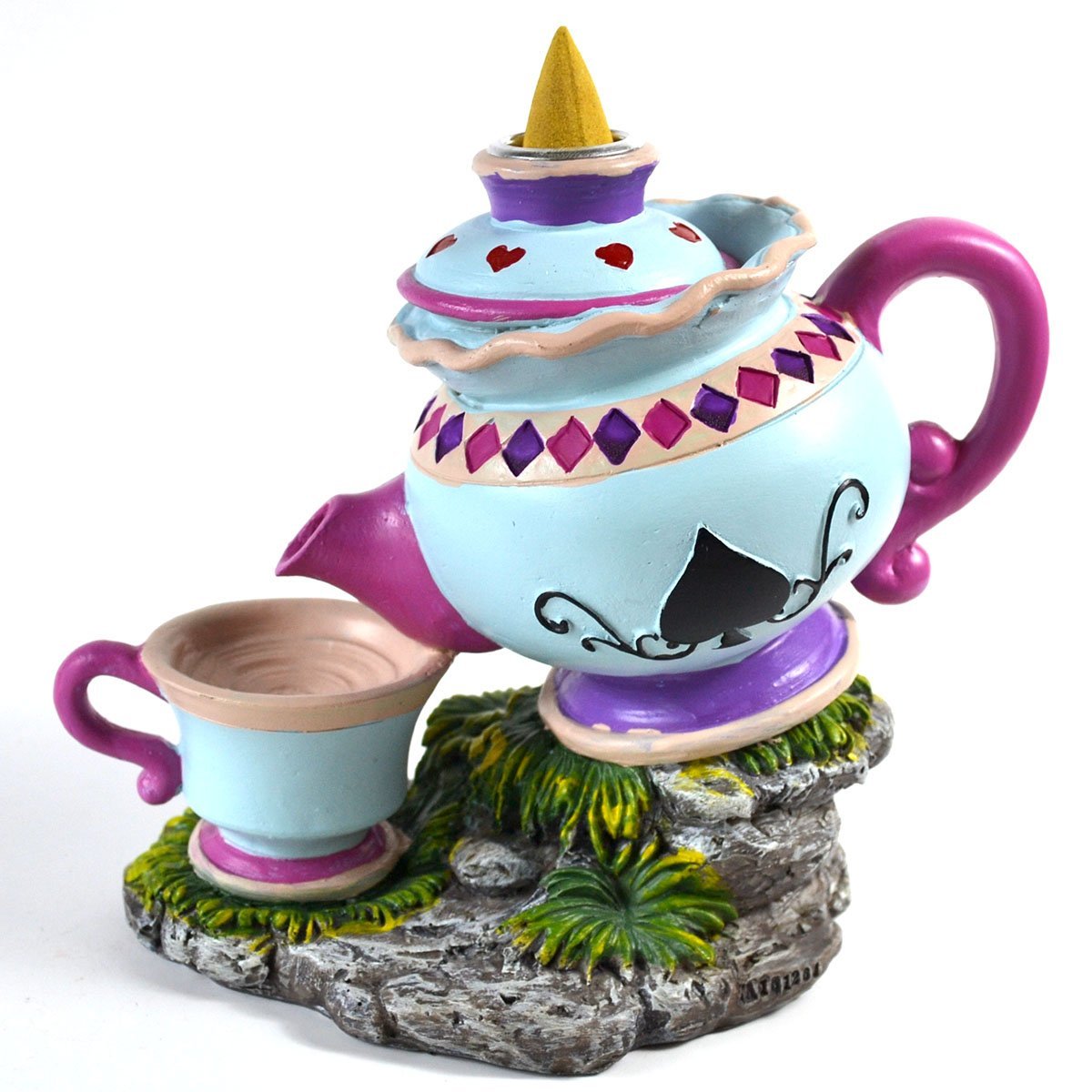 5" Alice Teapot Backflow Incense Burner