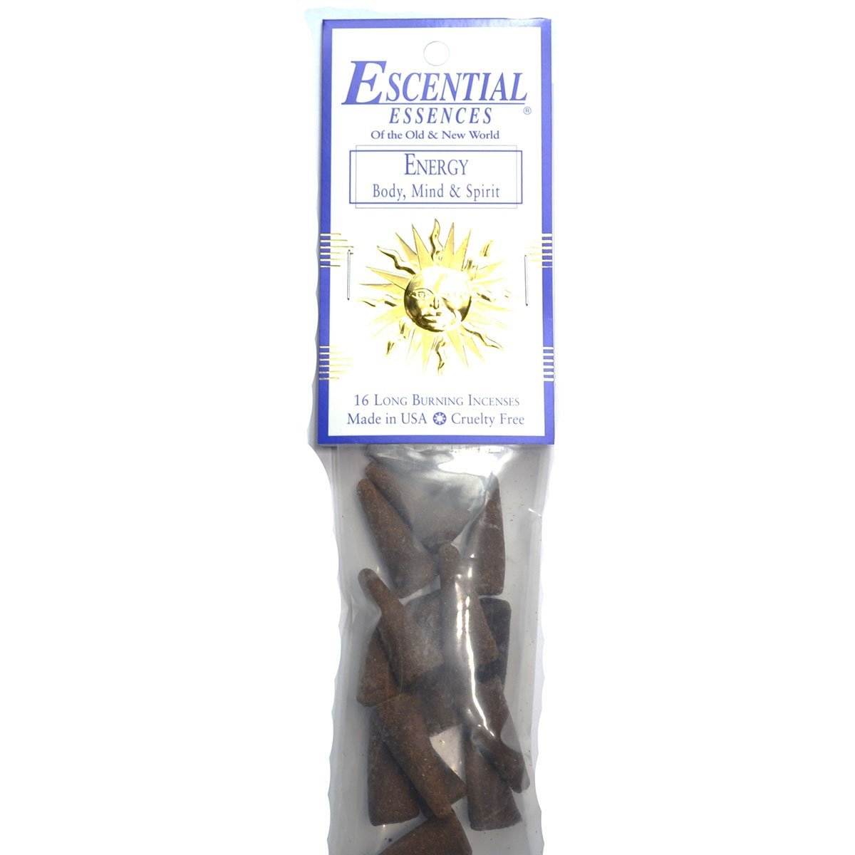 Energy Escential Essences Incense Cones 16-Pack