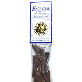 Frankincense Escential Essences Cone Incense 16-Pack