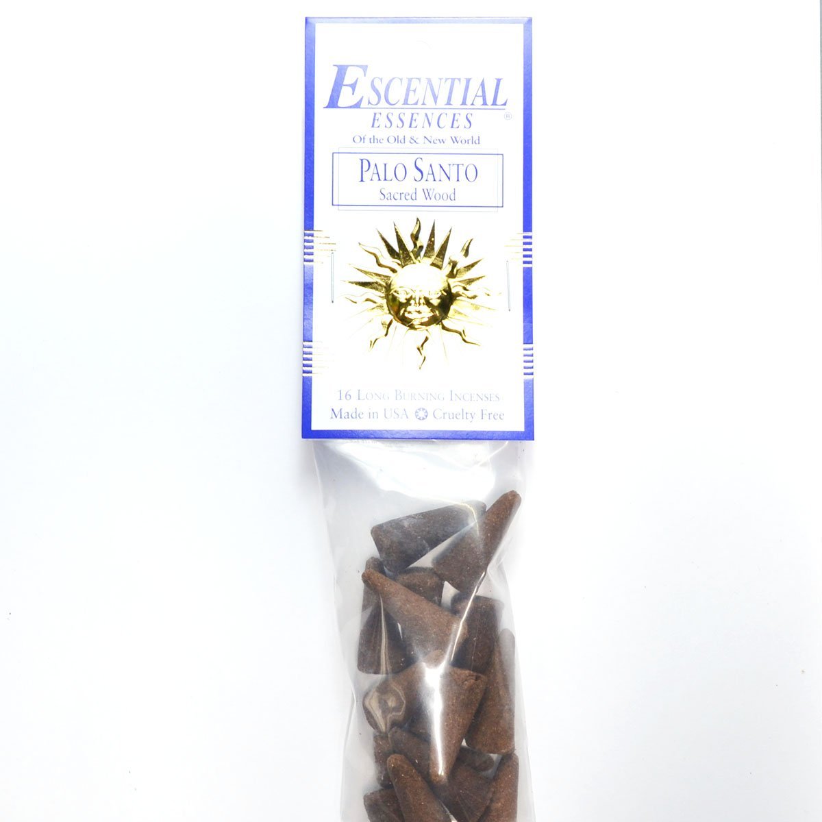 Palo Santo Escential Essences Cone Incense 16-Pack