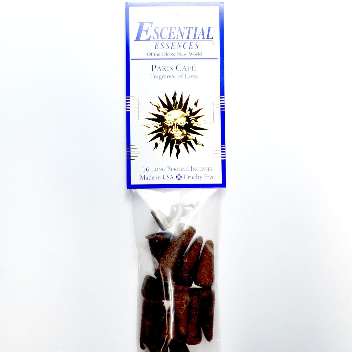 Paris Cafe Escential Essences Cone Incense 16-Pack