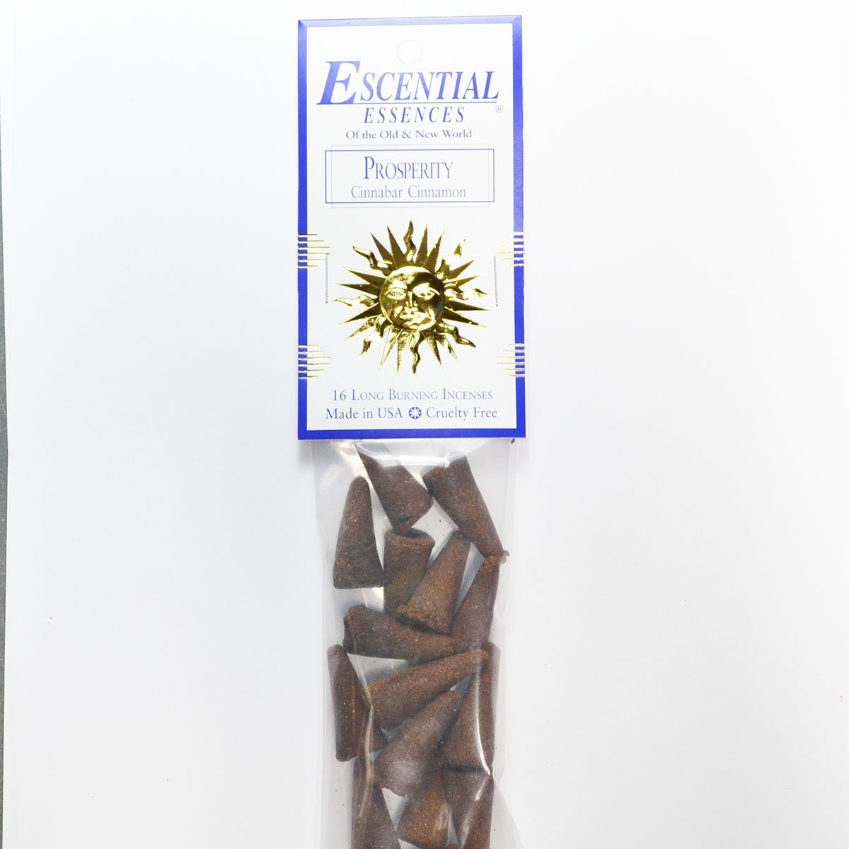 Prosperity Escential Essences Cone Incense 16-Pack