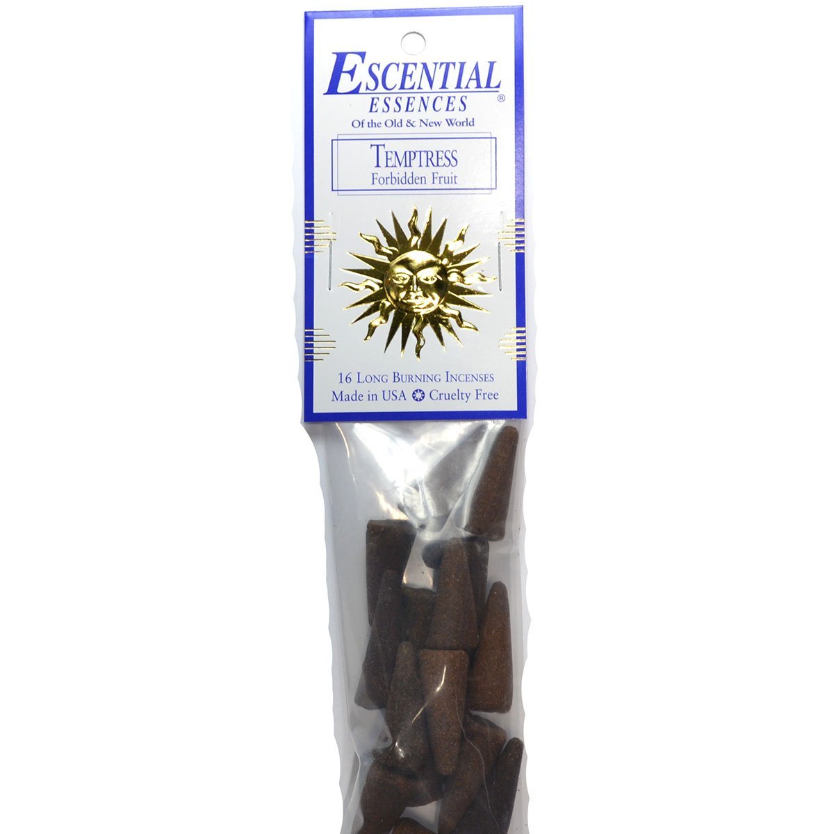 Temptress Escential Essences Cone Incense 16-Pack