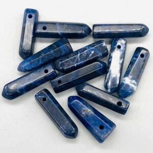 Sodalite Crystal Point w/ Hole