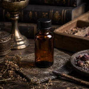 1 oz Amber Glass Bottle With Cap