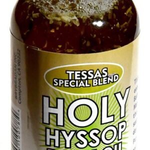 4 oz Seven Holy Hyssop Bath Oil in Glass Bottle