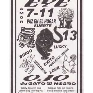 Black Cat Eye Good Luck Charm Root