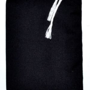 Black Cotton Bag 3" x 4"