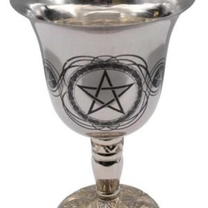 4 3/4" Pentagram Stainless Steel Chalice