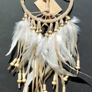 4 1/2" Tree Of Life Tan Dream Catcher